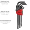 Teng Tools 1499MM- 9 Piece Metric Hex Key Set -Chrome Moly 1499MM - alternate 2